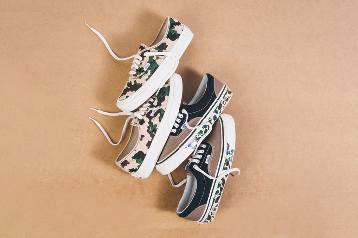 Vans Authentic 44 DX (Anaheim Factory) “OG Camo” and Vans Era 95 DX (Anaheim Factory) “Camo Tape”