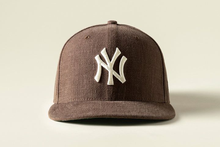 PACKER X NEW ERA NEW YORK YANKEES 59FIFTY FITTED "WALNUT LINEN"