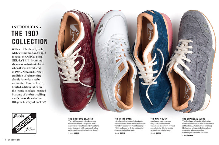 Packer x J.Crew x ASICS Tiger “1907 Collection”