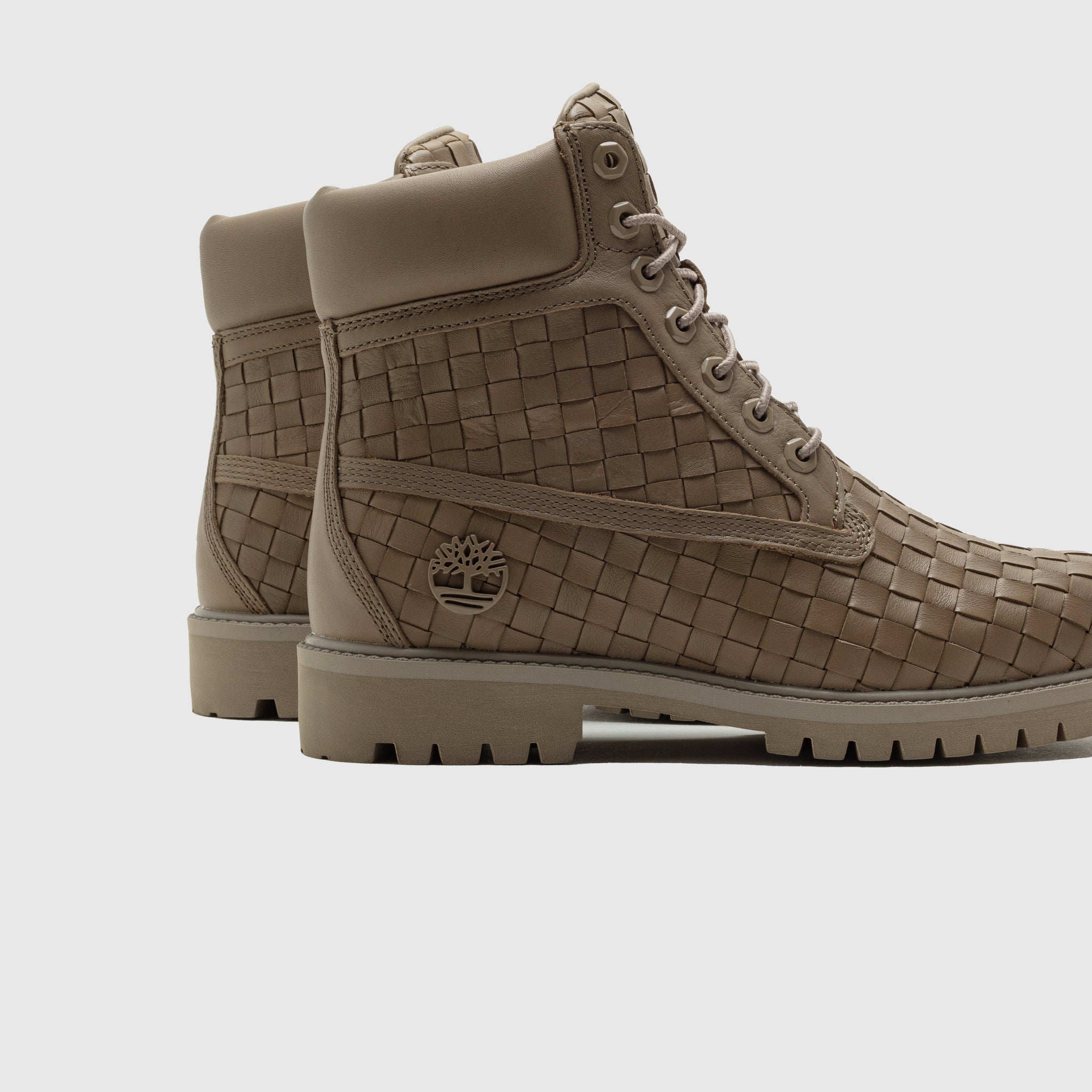 PREMIUM WOVEN 6 INCH BOOT "OLIVE FULL-GRAIN"