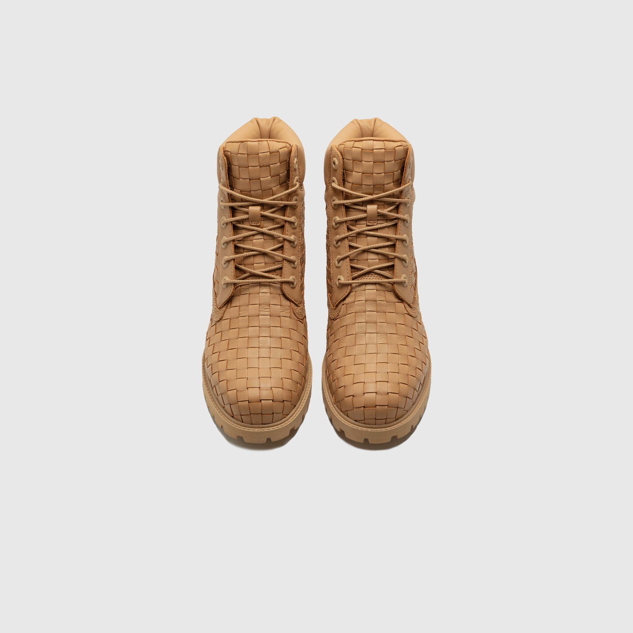 PREMIUM WOVEN 6 INCH BOOT "BEIGE FULL-GRAIN"
