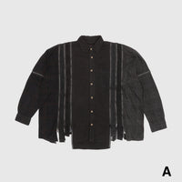 REBUILD BY NEEDLES 7 CUTS ZIPPED WIDE SHIRT