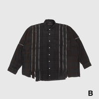 REBUILD BY NEEDLES 7 CUTS ZIPPED WIDE SHIRT