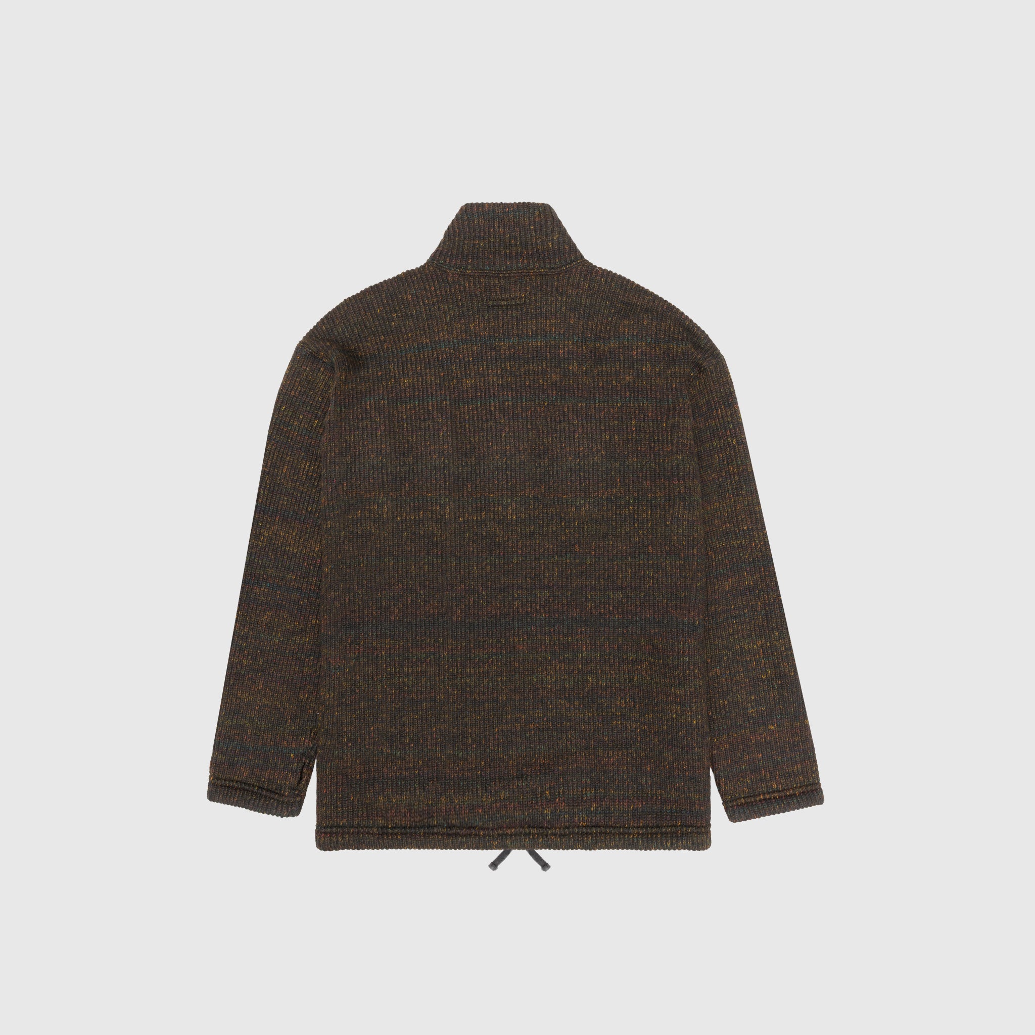 ZIP MOCK NECK
