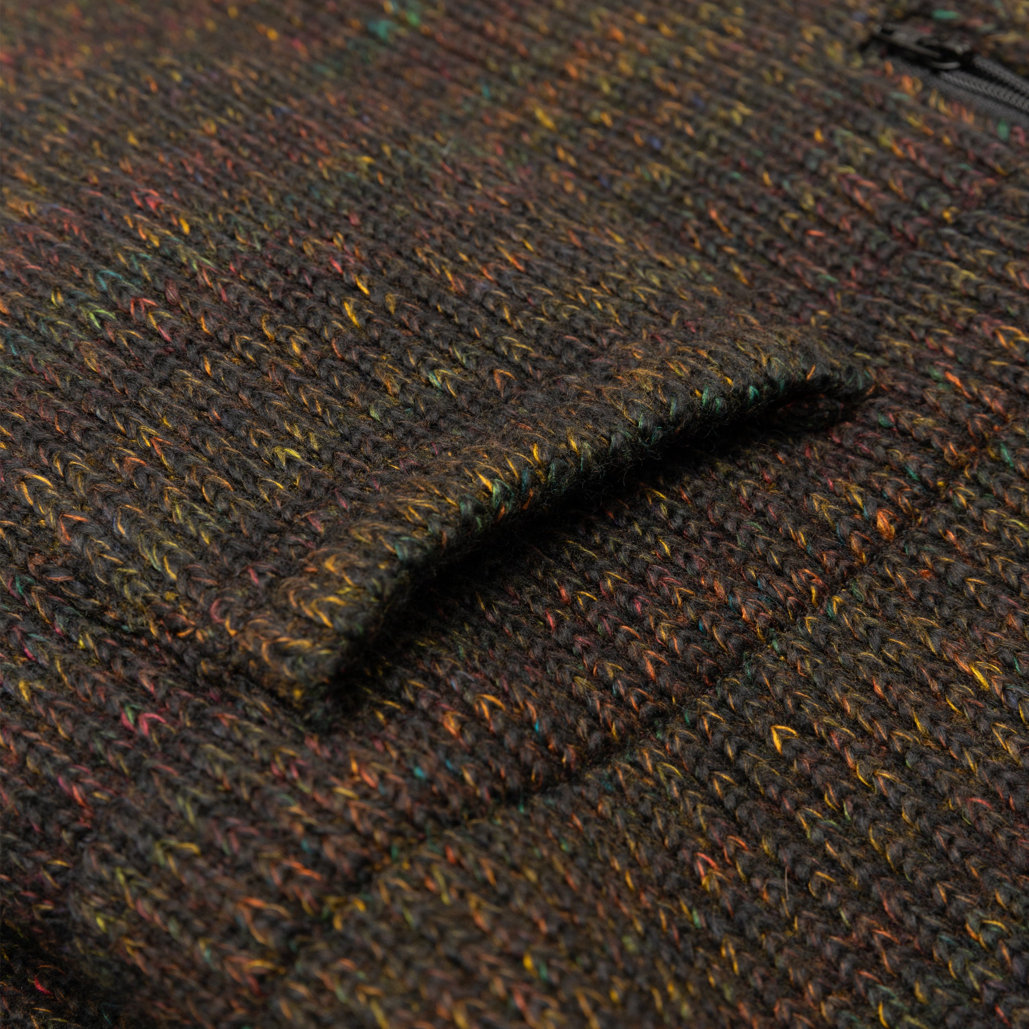 ZIP MOCK NECK