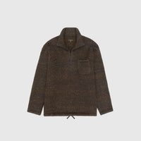 ZIP MOCK NECK