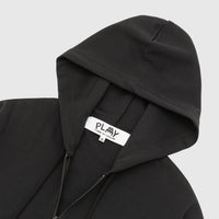 PIXELATED RED HEART ZIPPERED HOODY X INVADER