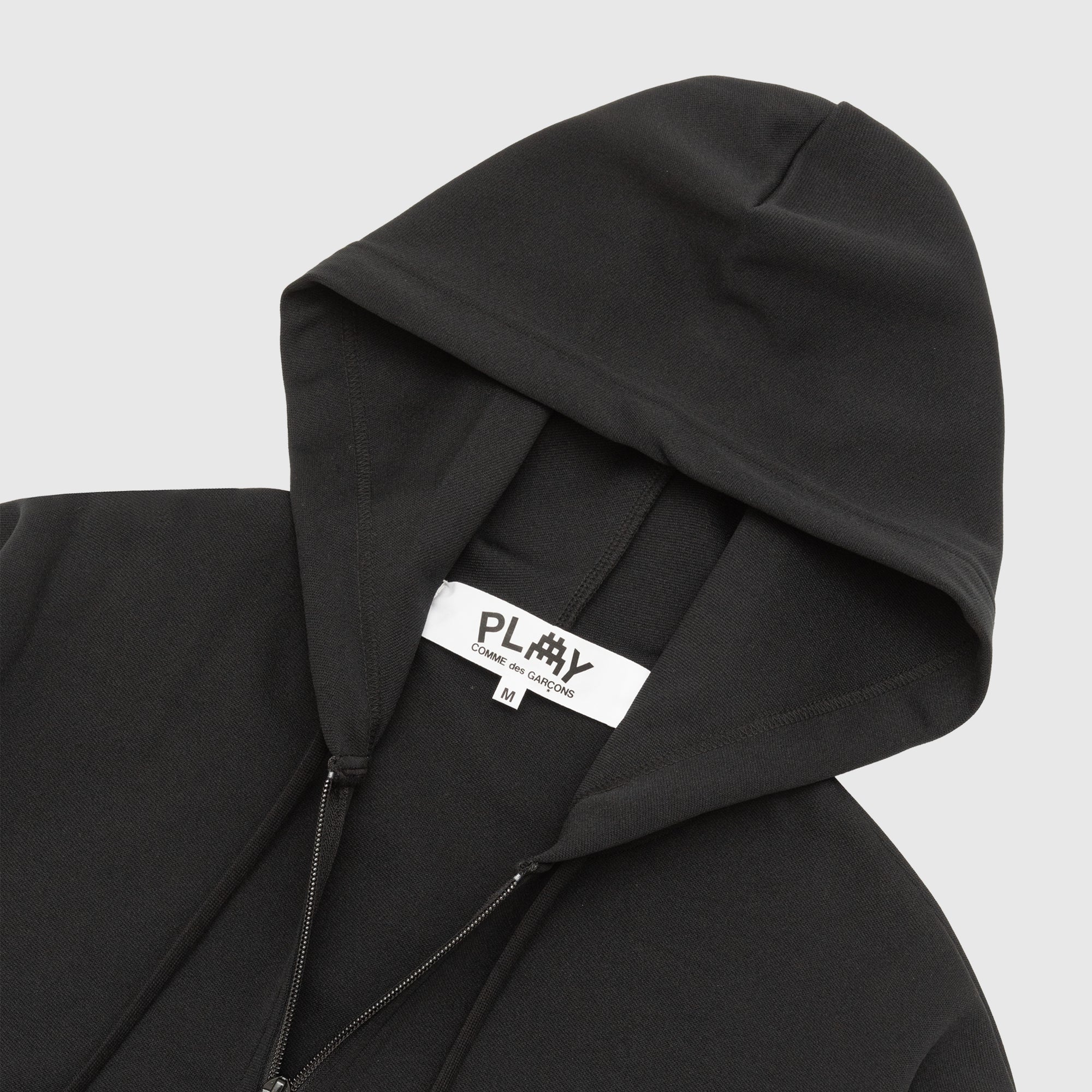 PIXELATED RED HEART ZIPPERED HOODY X INVADER