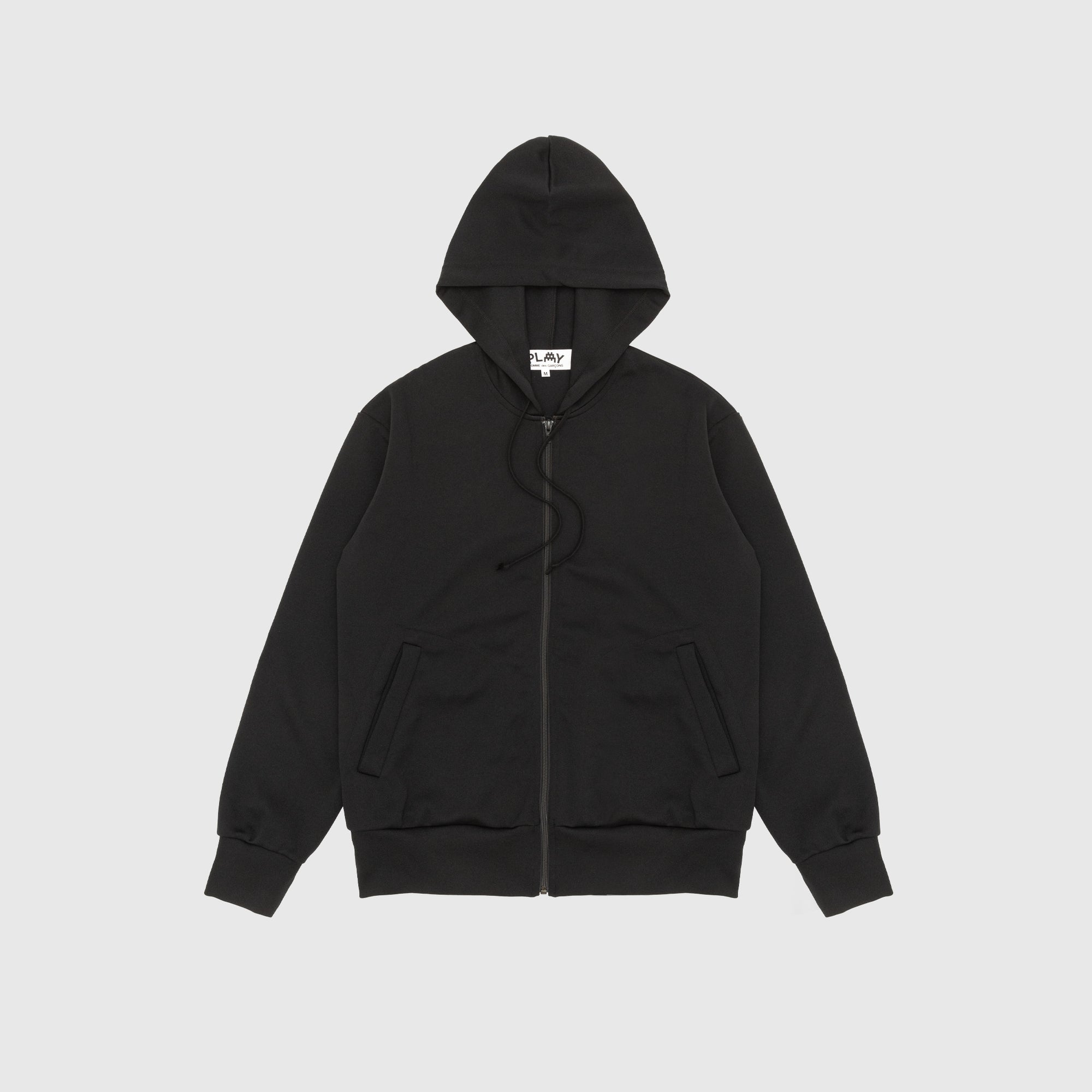 PIXELATED RED HEART ZIPPERED HOODY X INVADER
