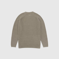 COTTON CHENILLE KNIT CREWNECK SWEATER