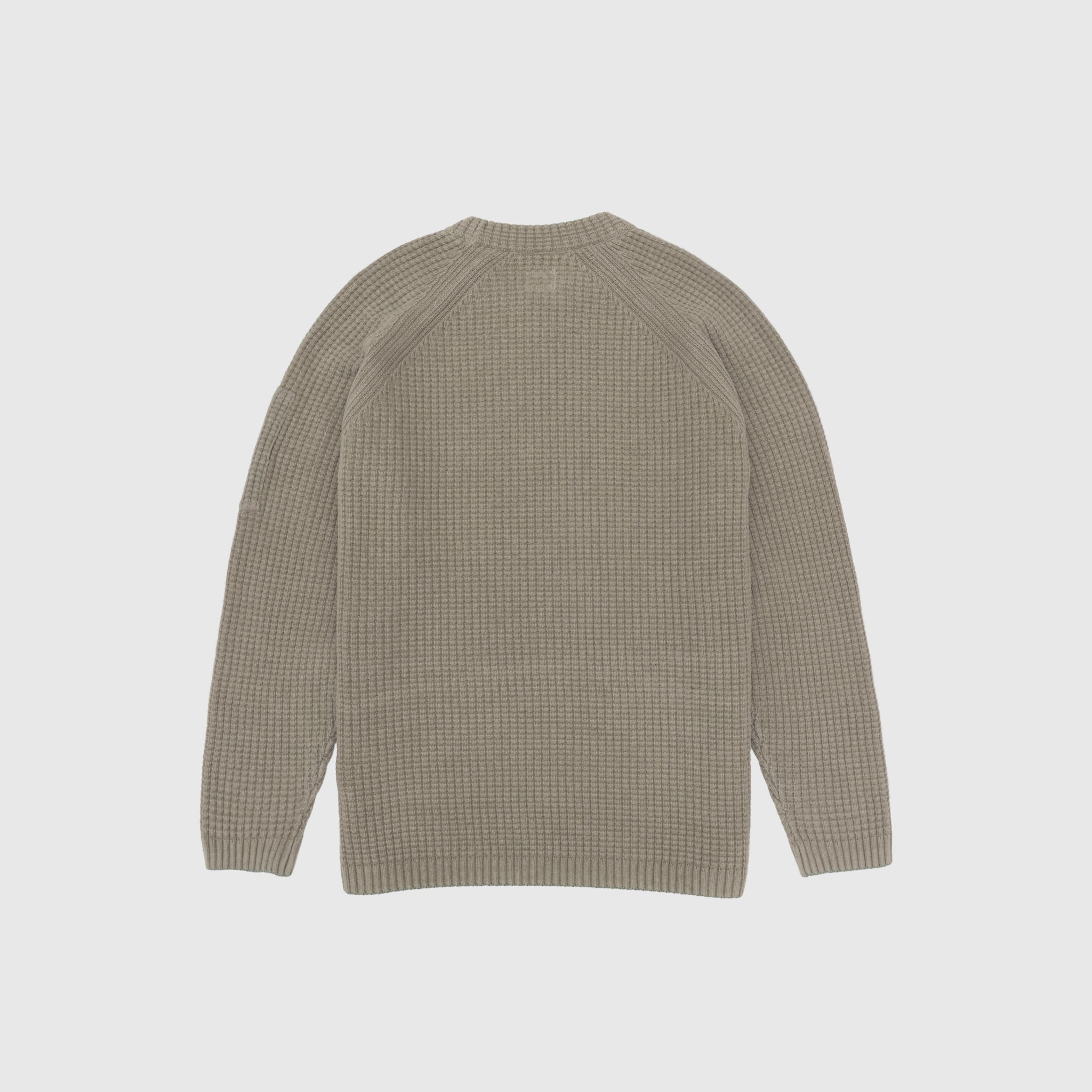 COTTON CHENILLE KNIT CREWNECK SWEATER