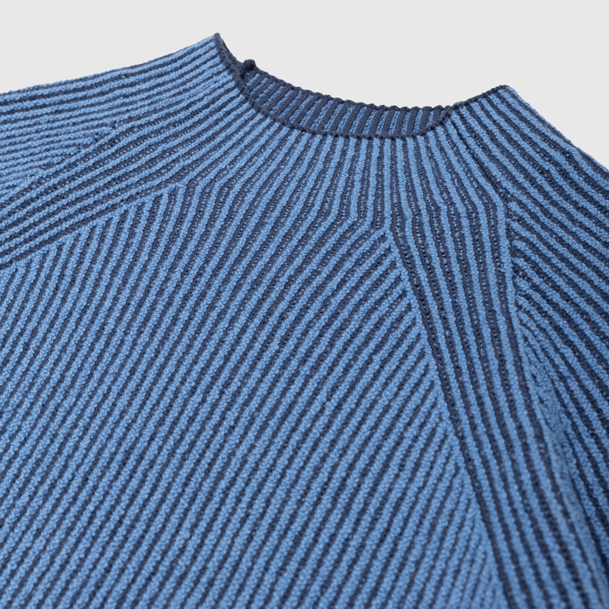 VANIŚE FULL RIB RWS WOOL MOCK NECK SWEATER