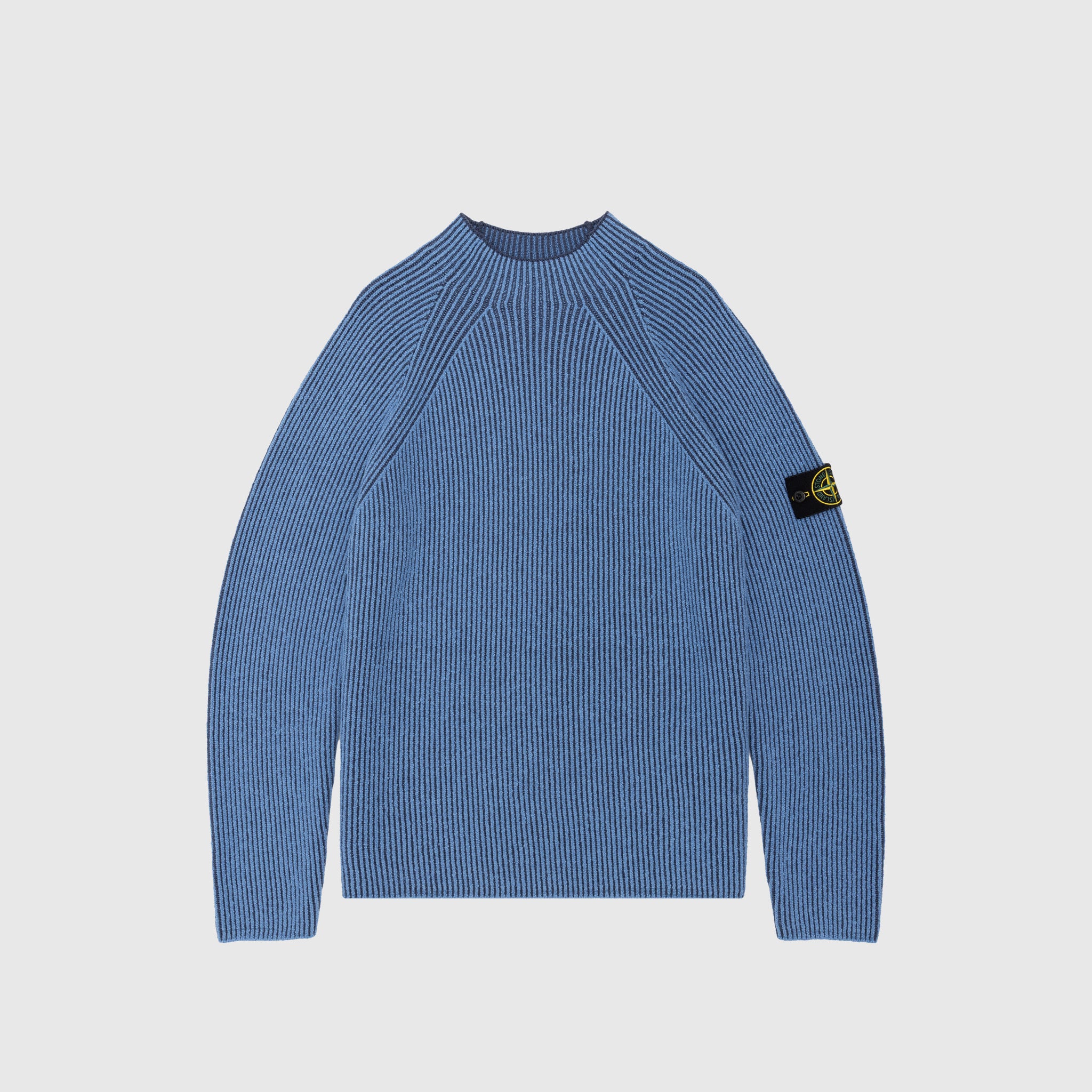 VANIŚE FULL RIB RWS WOOL MOCK NECK SWEATER
