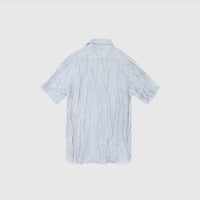 PALE BLUE STRIPED S/S SHIRT