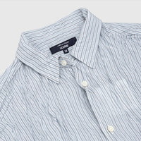 PALE BLUE STRIPED S/S SHIRT