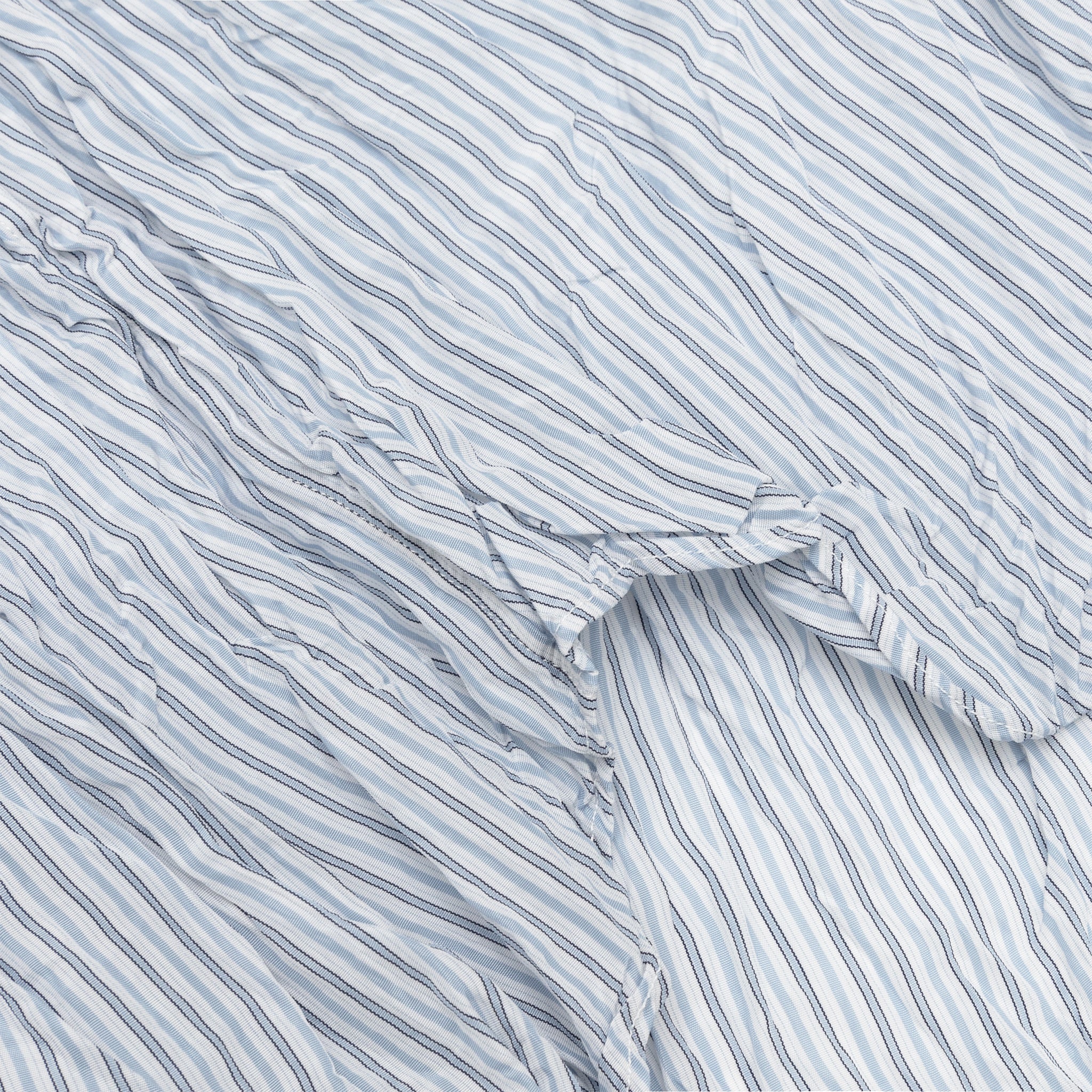 PALE BLUE STRIPED S/S SHIRT