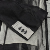 NYLON TULLE COAT
