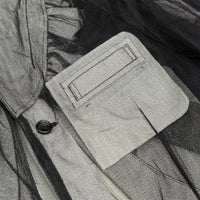 NYLON TULLE COAT