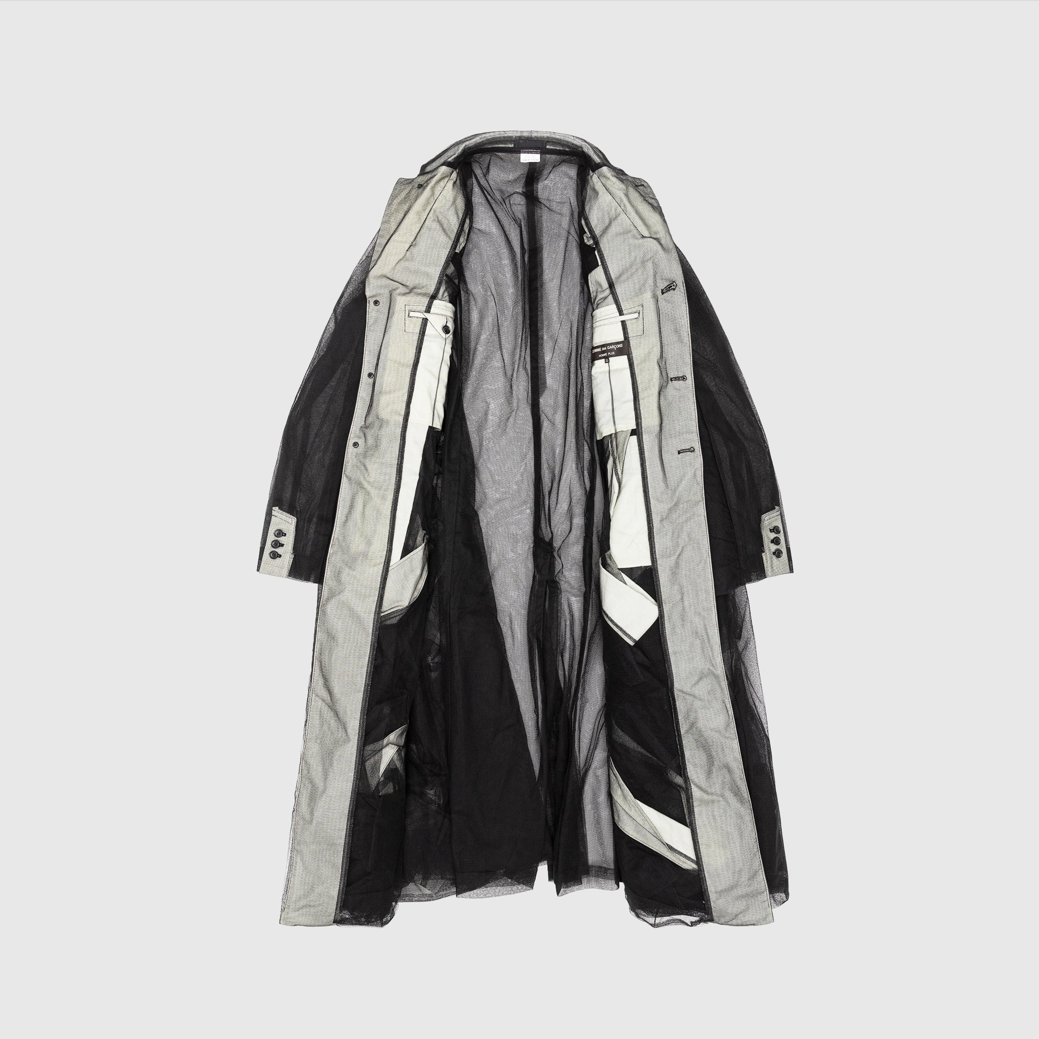 NYLON TULLE COAT