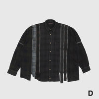 REBUILD BY NEEDLES 7 CUTS ZIPPED WIDE SHIRT
