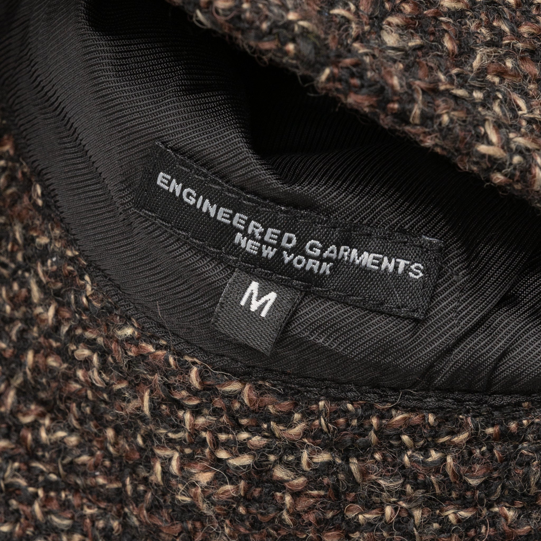 WOOL TWEED BOUCLE BUCKET HAT