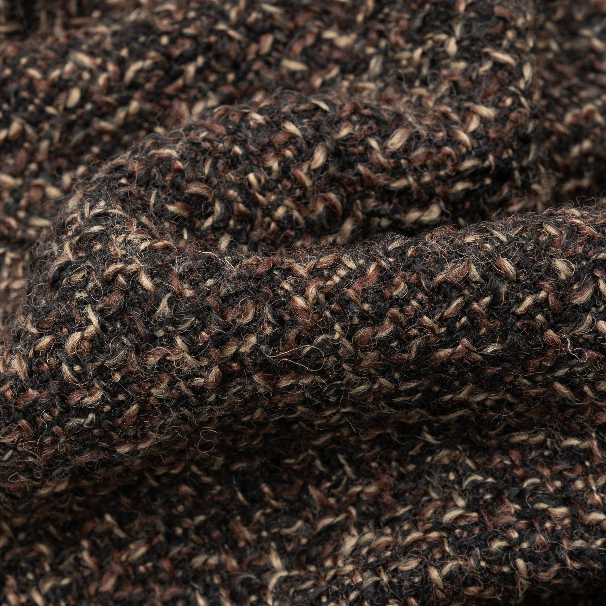 WOOL TWEED BOUCLE BUCKET HAT