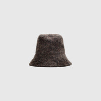 WOOL TWEED BOUCLE BUCKET HAT