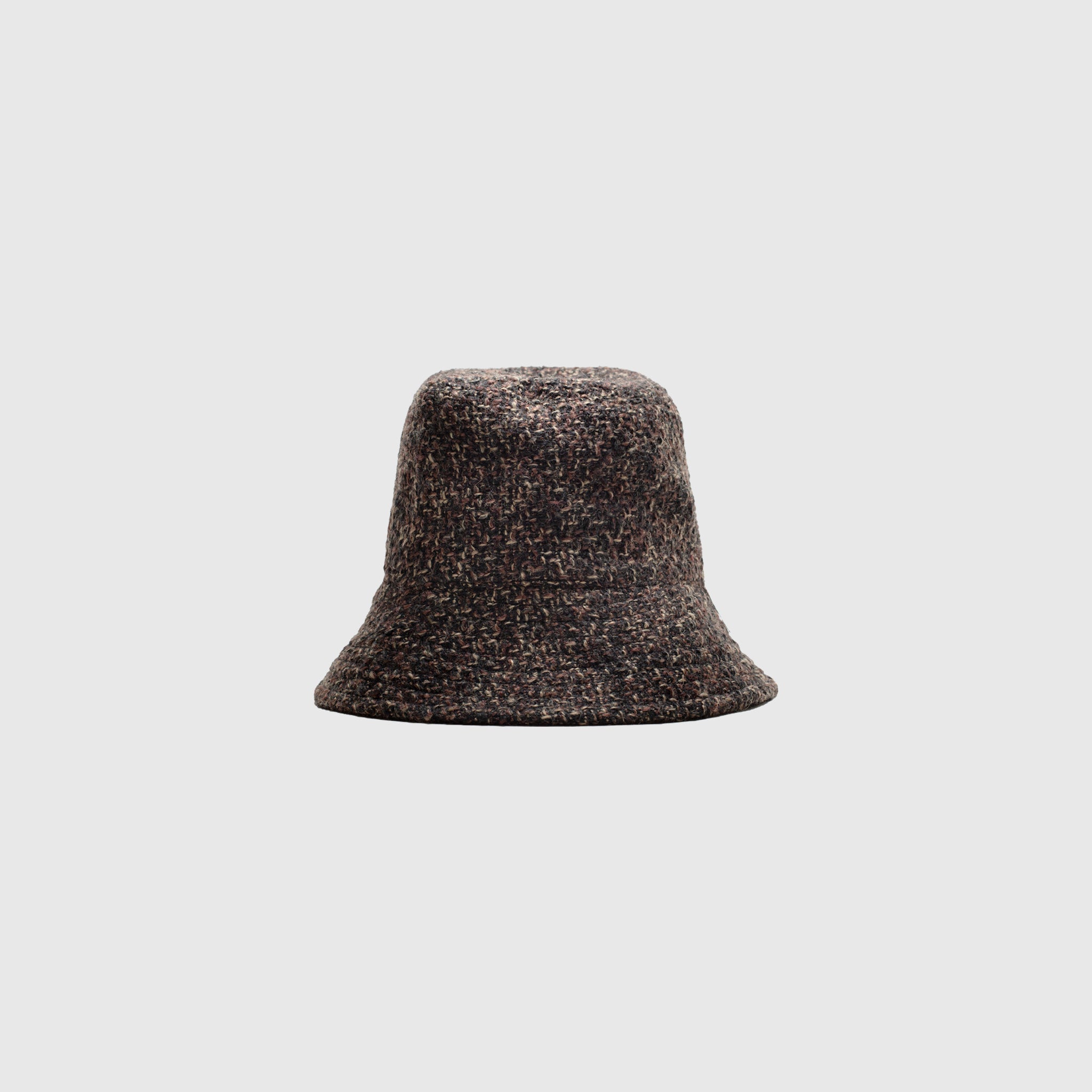 WOOL TWEED BOUCLE BUCKET HAT