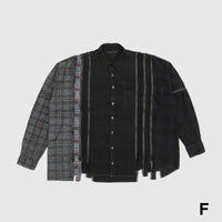 REBUILD BY NEEDLES 7 CUTS ZIPPED WIDE SHIRT