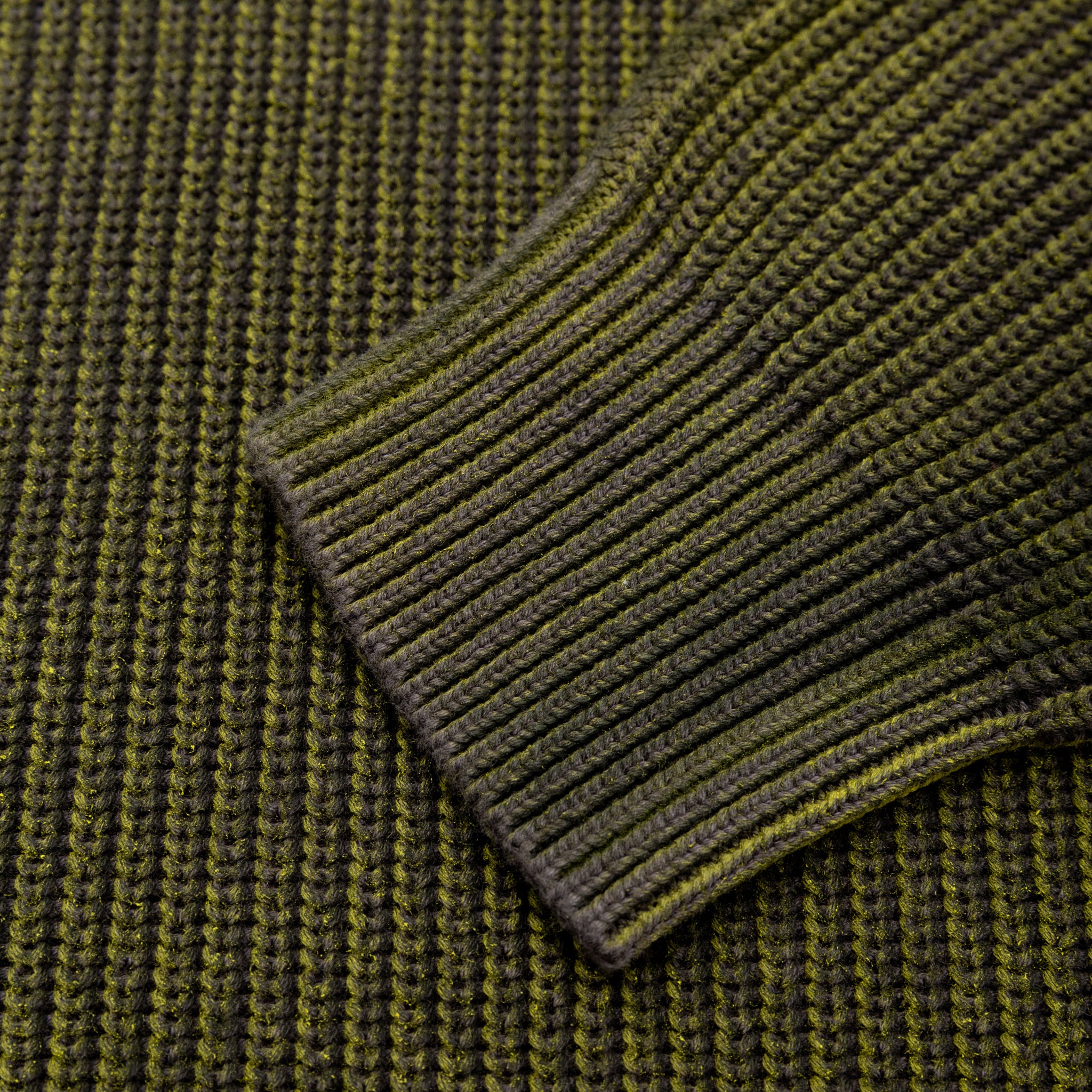 FISHERMAN'S RIB ORGANIC COTTON WITH TWO-COLOR SPRAY