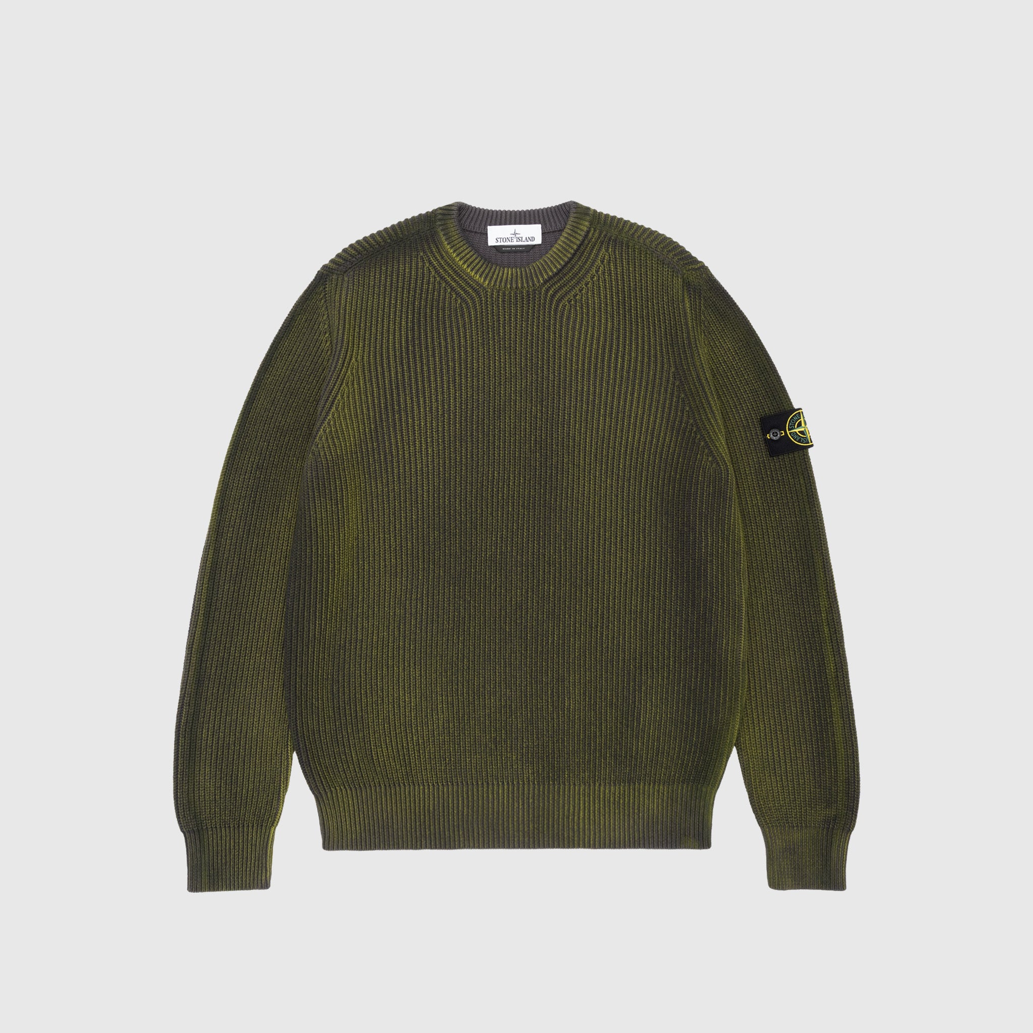FISHERMAN'S RIB ORGANIC COTTON WITH TWO-COLOR SPRAY