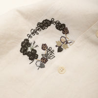 GREETINGS S/S SHIRT "CLOVER EMBROIDERY"