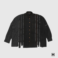 REBUILD BY NEEDLES 7 CUTS ZIPPED WIDE SHIRT