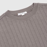 QUILTED CREWNECK
