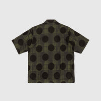 PLAID & POLKDOT JAQUARD CABANA SHIRT