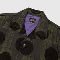 PLAID & POLKDOT JAQUARD CABANA SHIRT