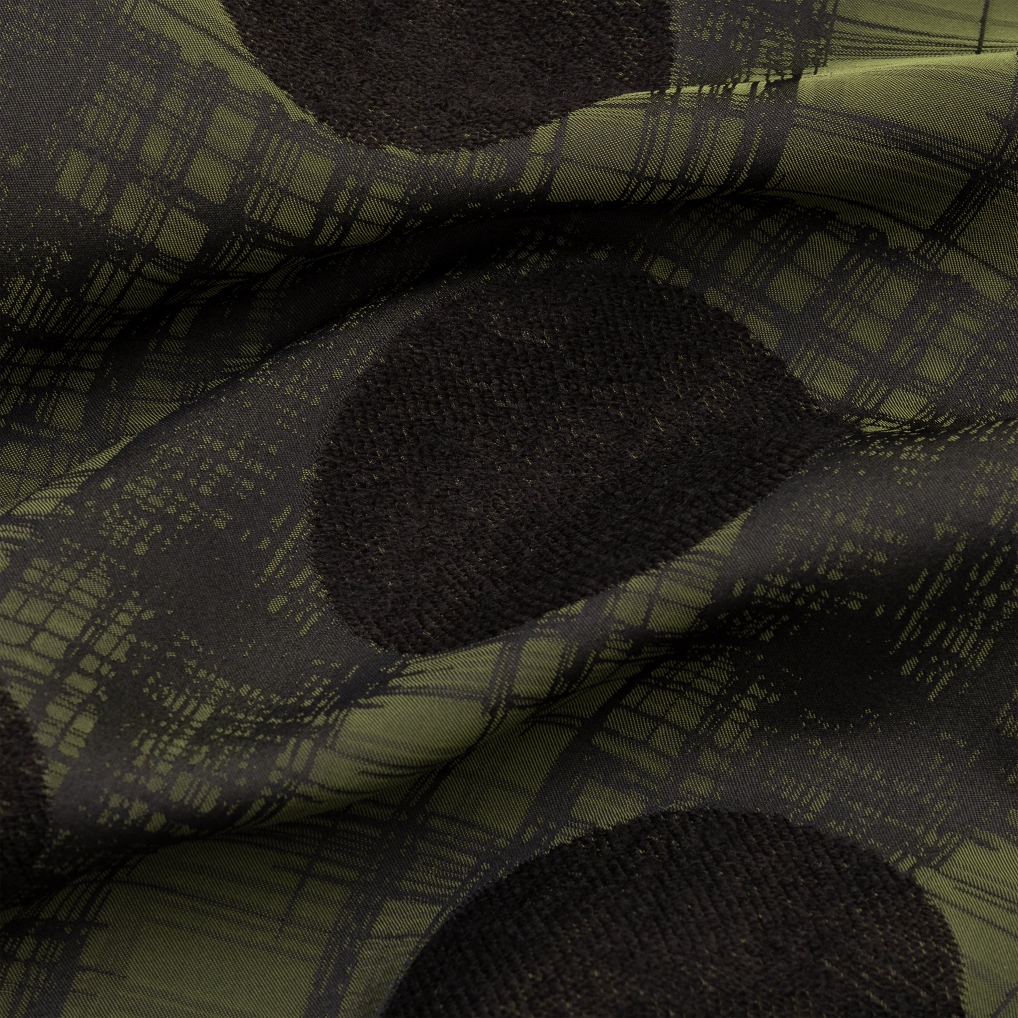 PLAID & POLKDOT JAQUARD CABANA SHIRT