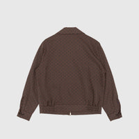 WOOL GABARDINE PRINTED SPORT JACKET