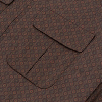 WOOL GABARDINE PRINTED SPORT JACKET