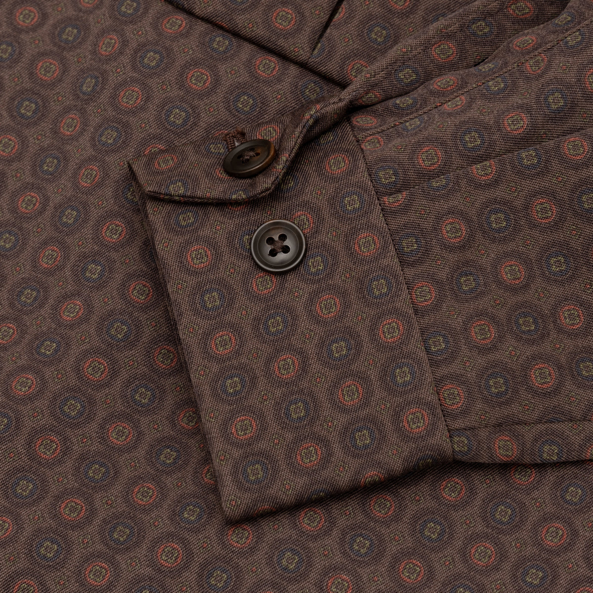 WOOL GABARDINE PRINTED SPORT JACKET