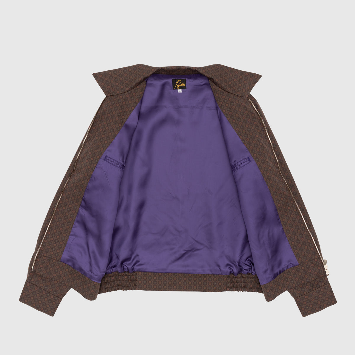 WOOL GABARDINE PRINTED SPORT JACKET