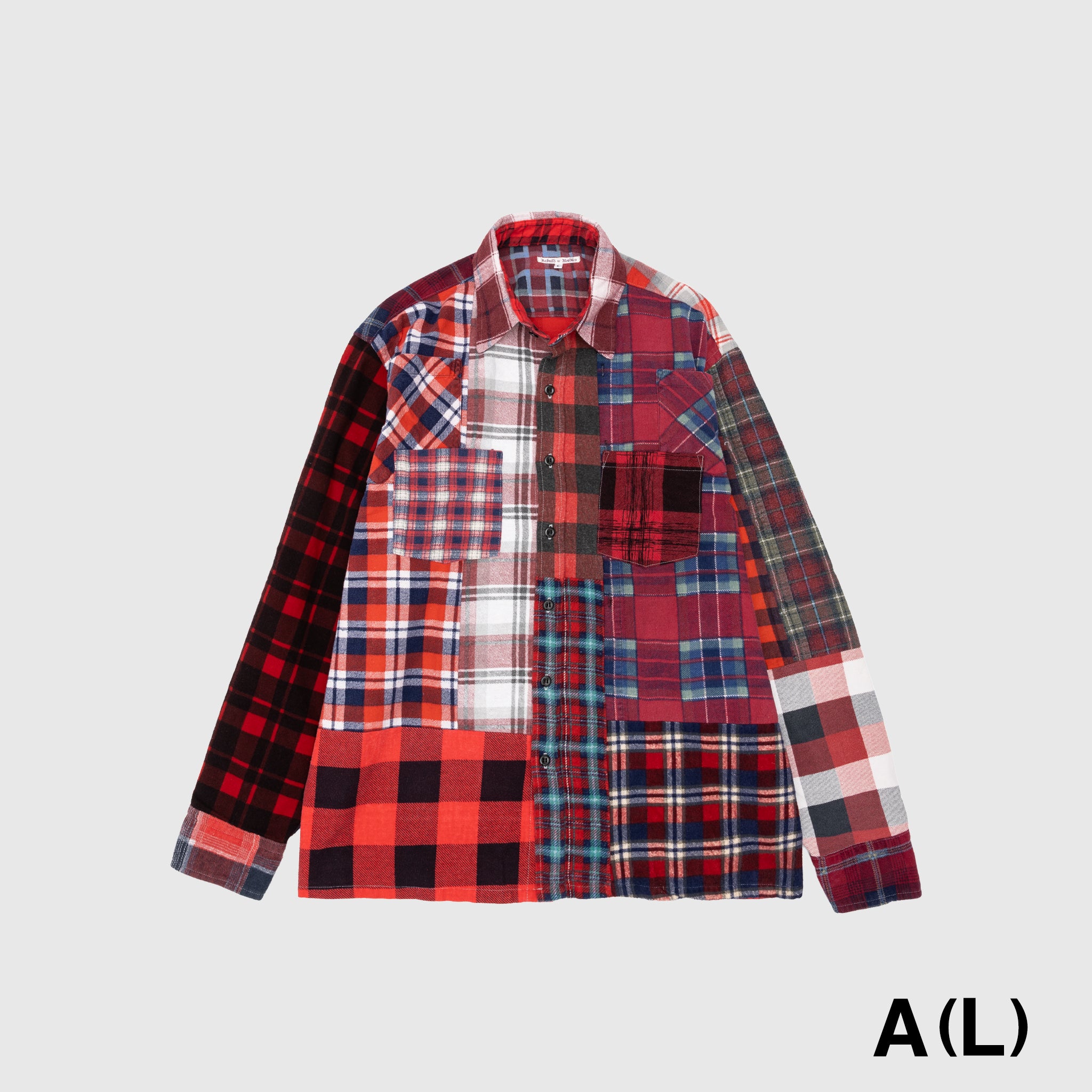 REBUILD BY NEEDLES FLANNEL SHIRT