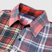 REBUILD BY NEEDLES FLANNEL SHIRT