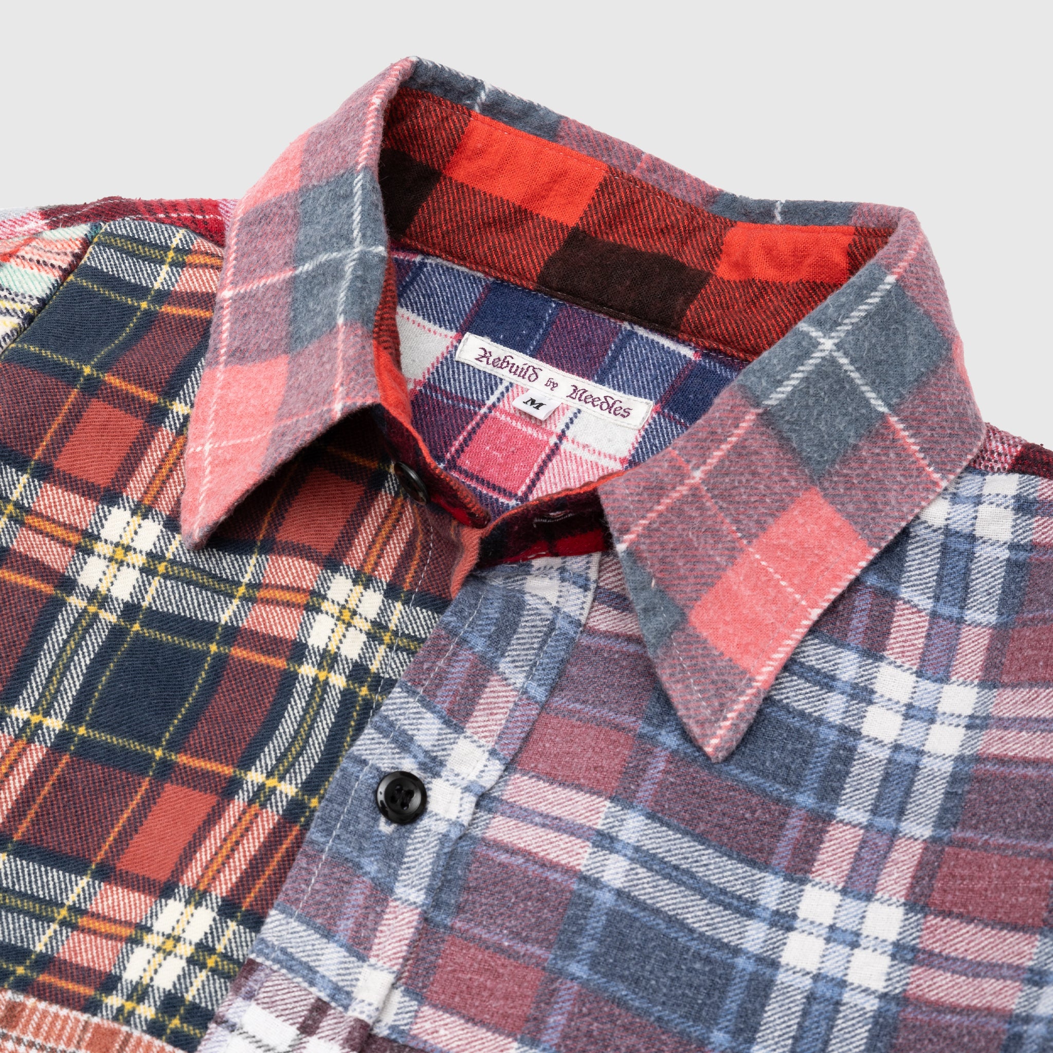 REBUILD BY NEEDLES FLANNEL SHIRT