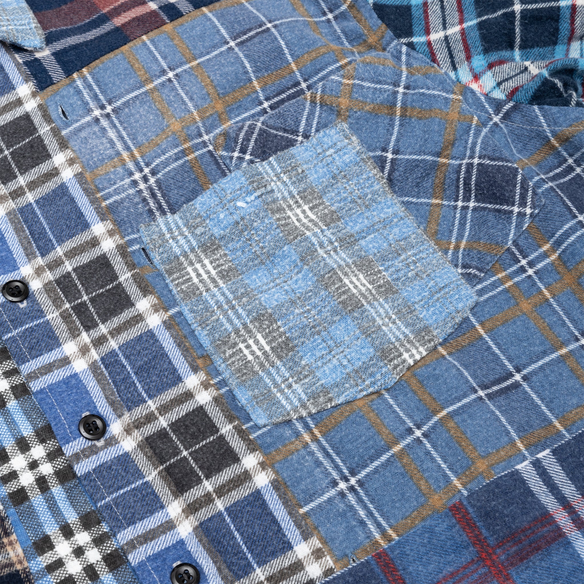 REBUILD BY NEEDLES FLANNEL SHIRT