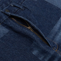 14OZ GLITCH STITCH STRAIGHT DENIM