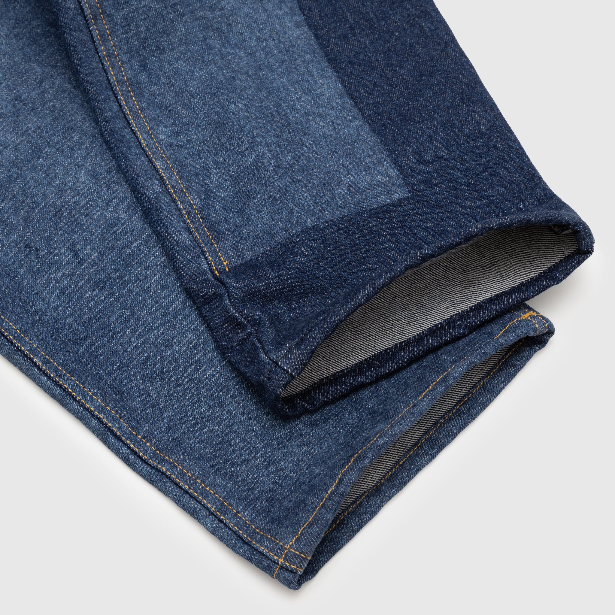 14OZ GLITCH STITCH STRAIGHT DENIM