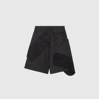 PLEATED PANELED SHORTS