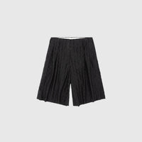 PLEATED EMBELLISHED SHORTS