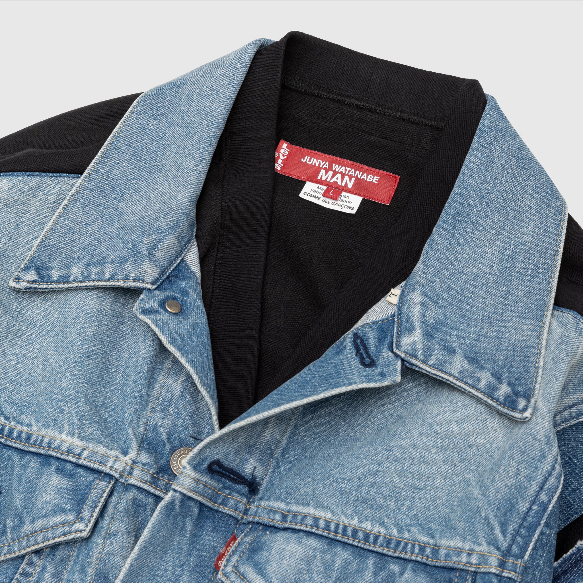X LEVI'S WITH CARDIGAN DENIM JACKET